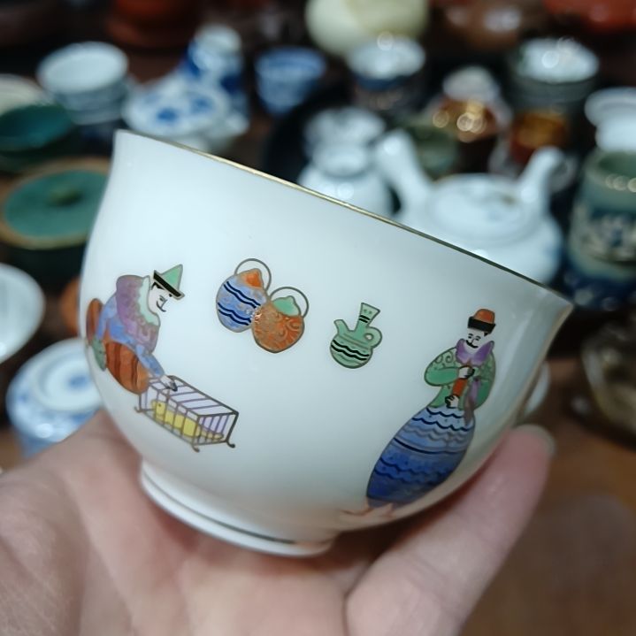 瓷片茶杯茶壶茶碗汤吞碟