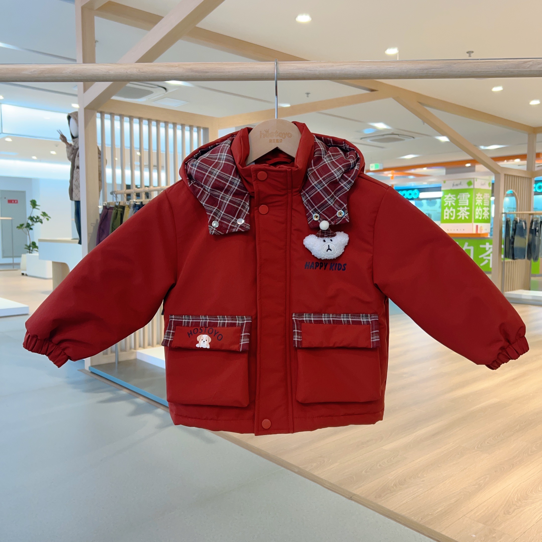【超级厚】年装加绒防风防雨2025男童冬款连帽卡通保暖外套DSH622L
