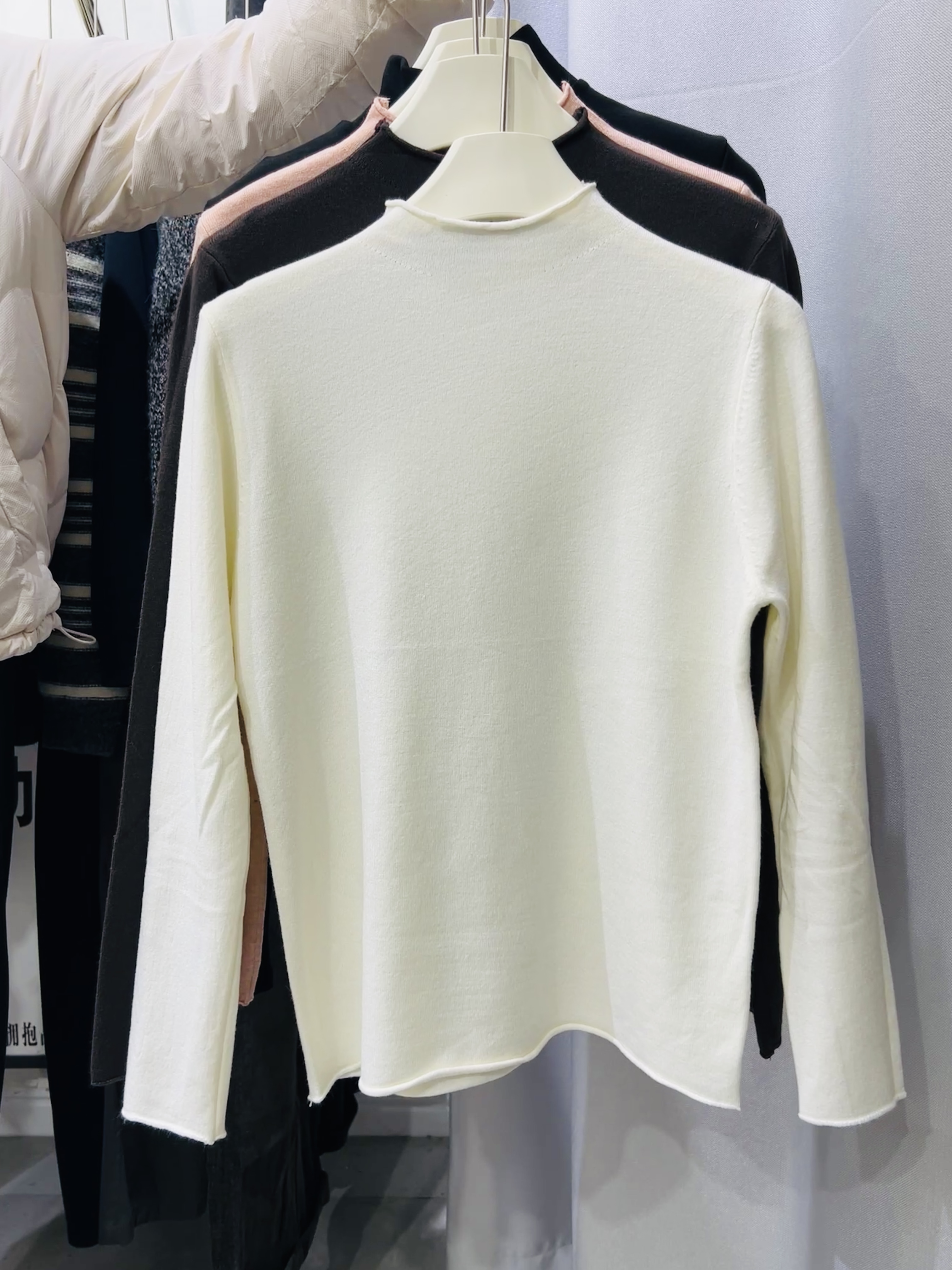 【 胡同里福利款】冬季小高领打底针织衫百搭针织衫时尚新款