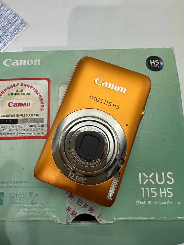 99新 Canon/佳能 佳能ixus115大热门带原盒成色嘎嘎新可实况