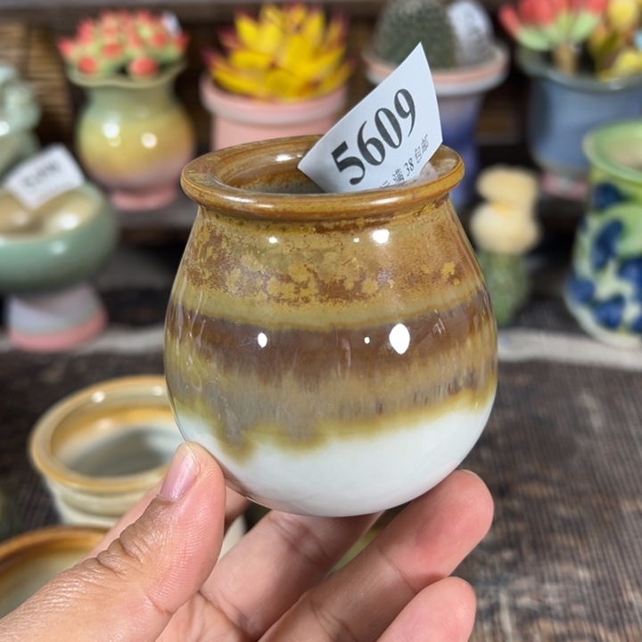 口4 手工花盆满30包邮