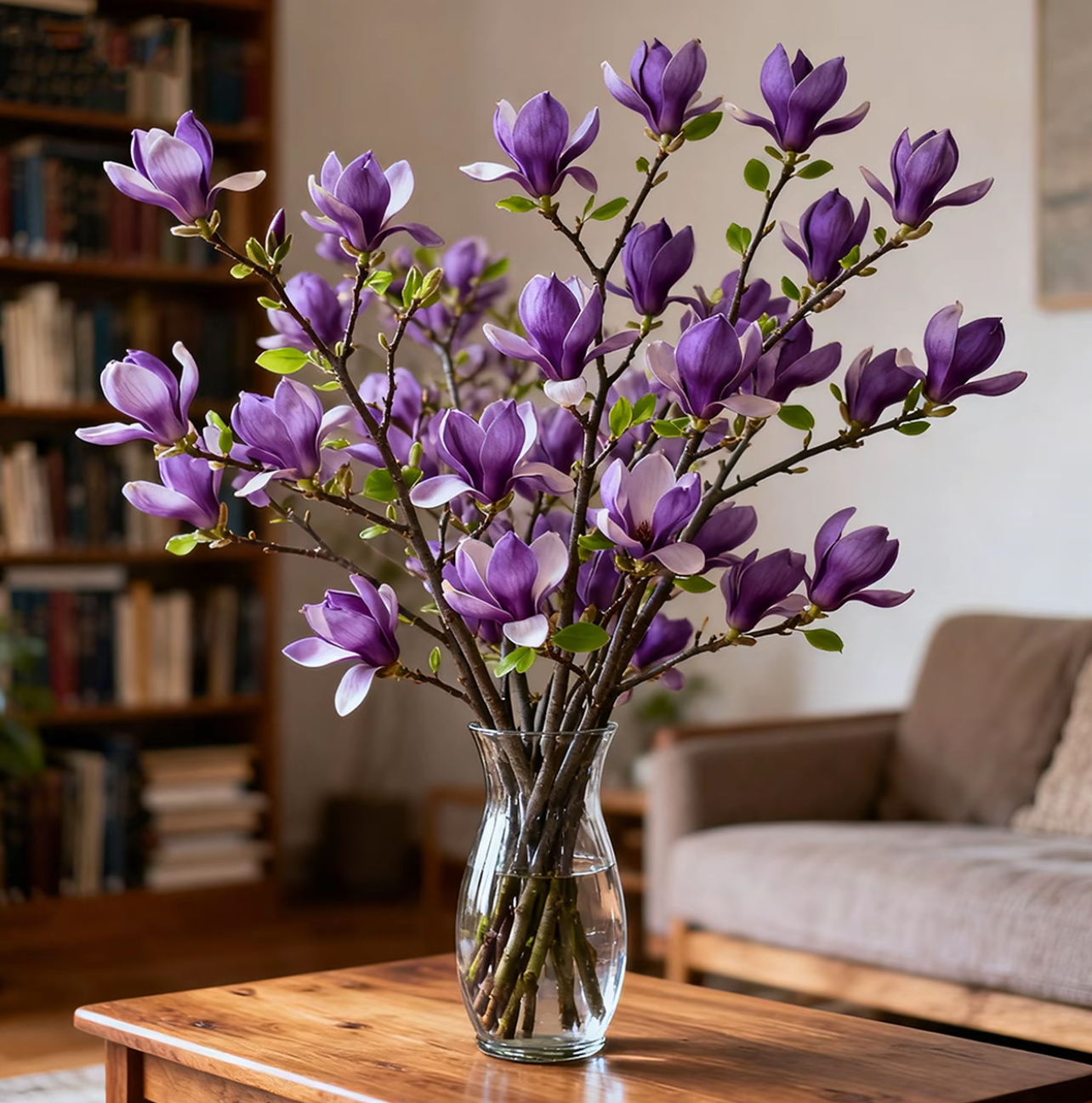 【遇水开花】水培浓香玉兰鲜枝带花苞室内外耐寒浓香花卉绿植好养活