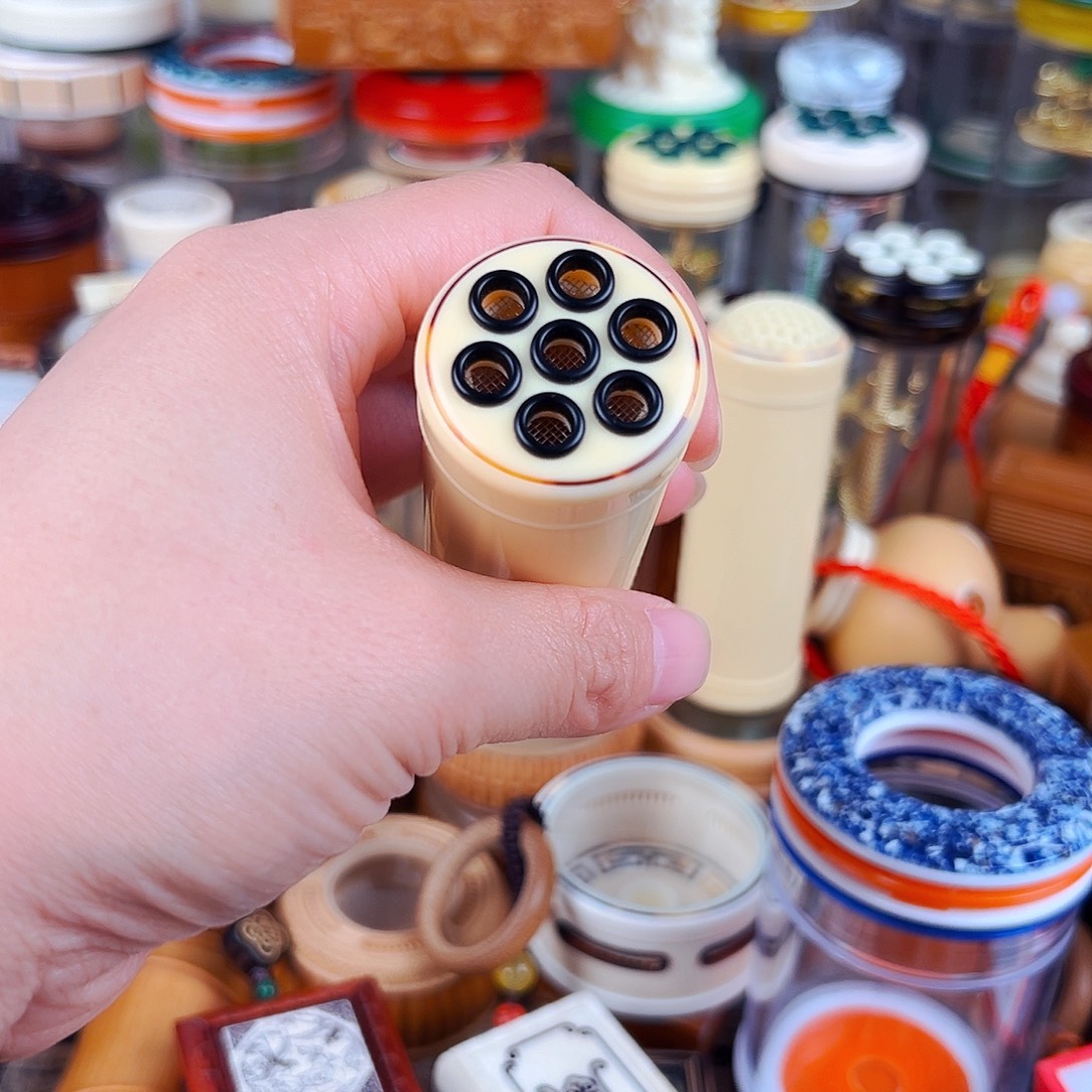 康记七孔竹蛉筒一个