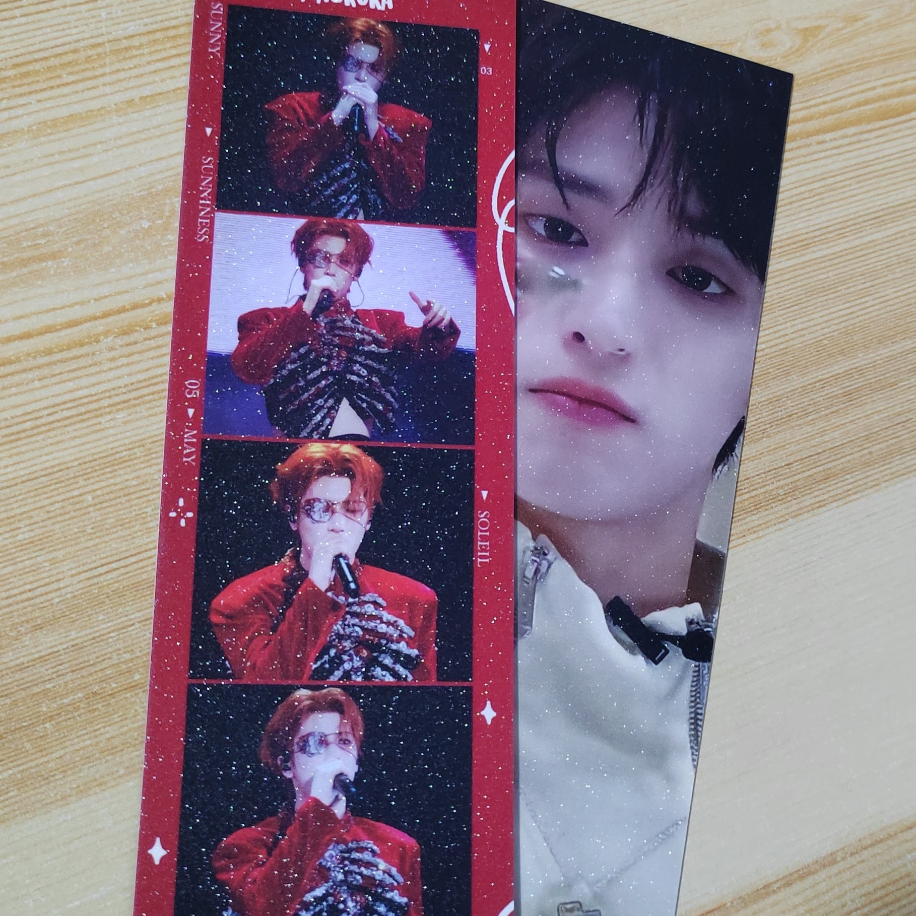 书签星光膜人生四宫格拍一拆三（内含六张）