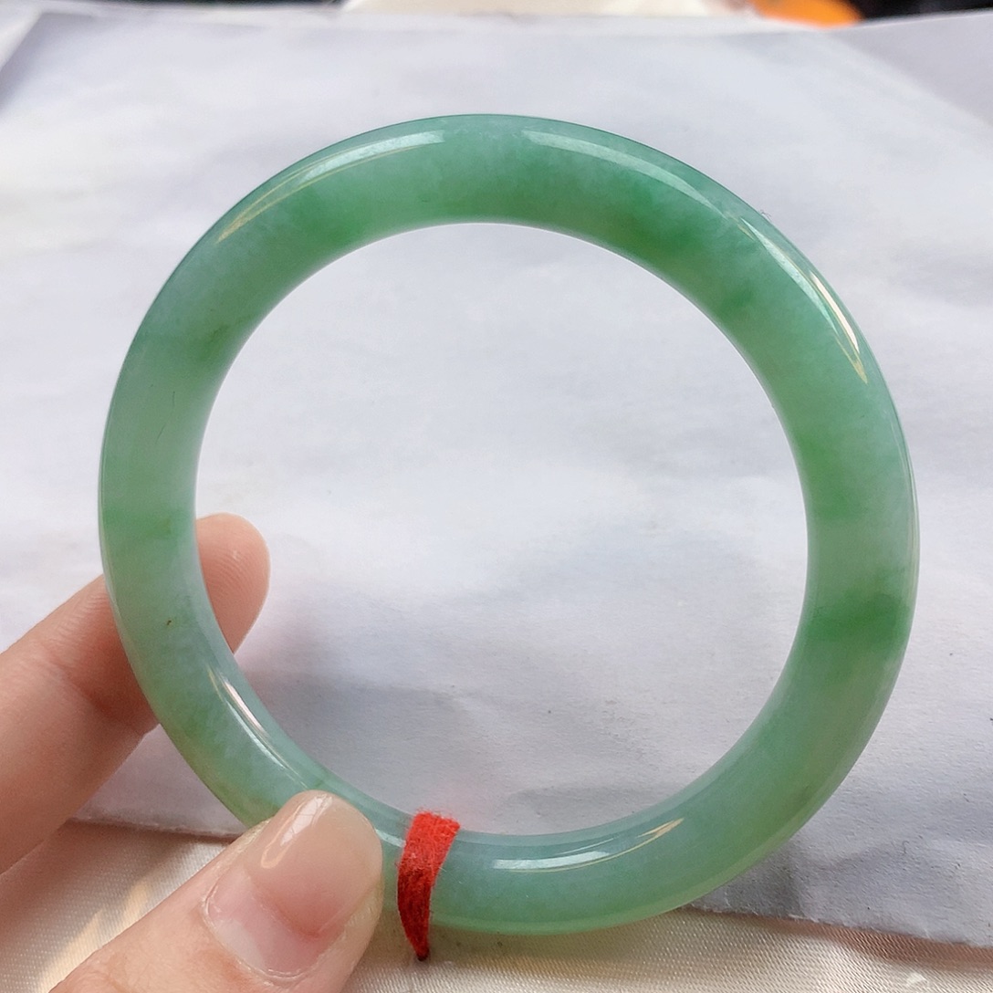 翡翠手镯未镶嵌55圈圆270013