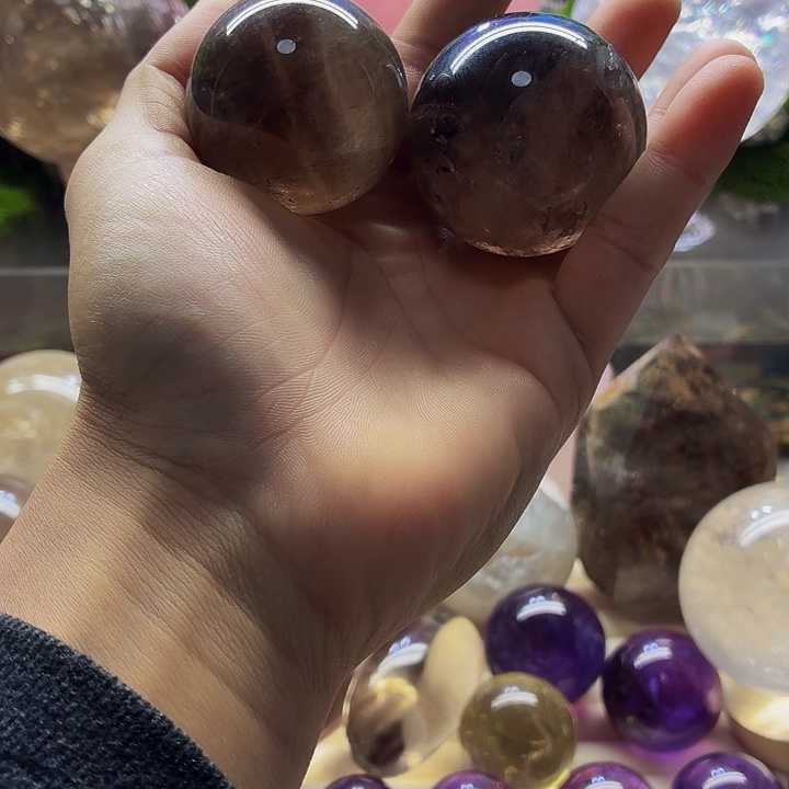 摆件未镶嵌水晶茶水球体差的