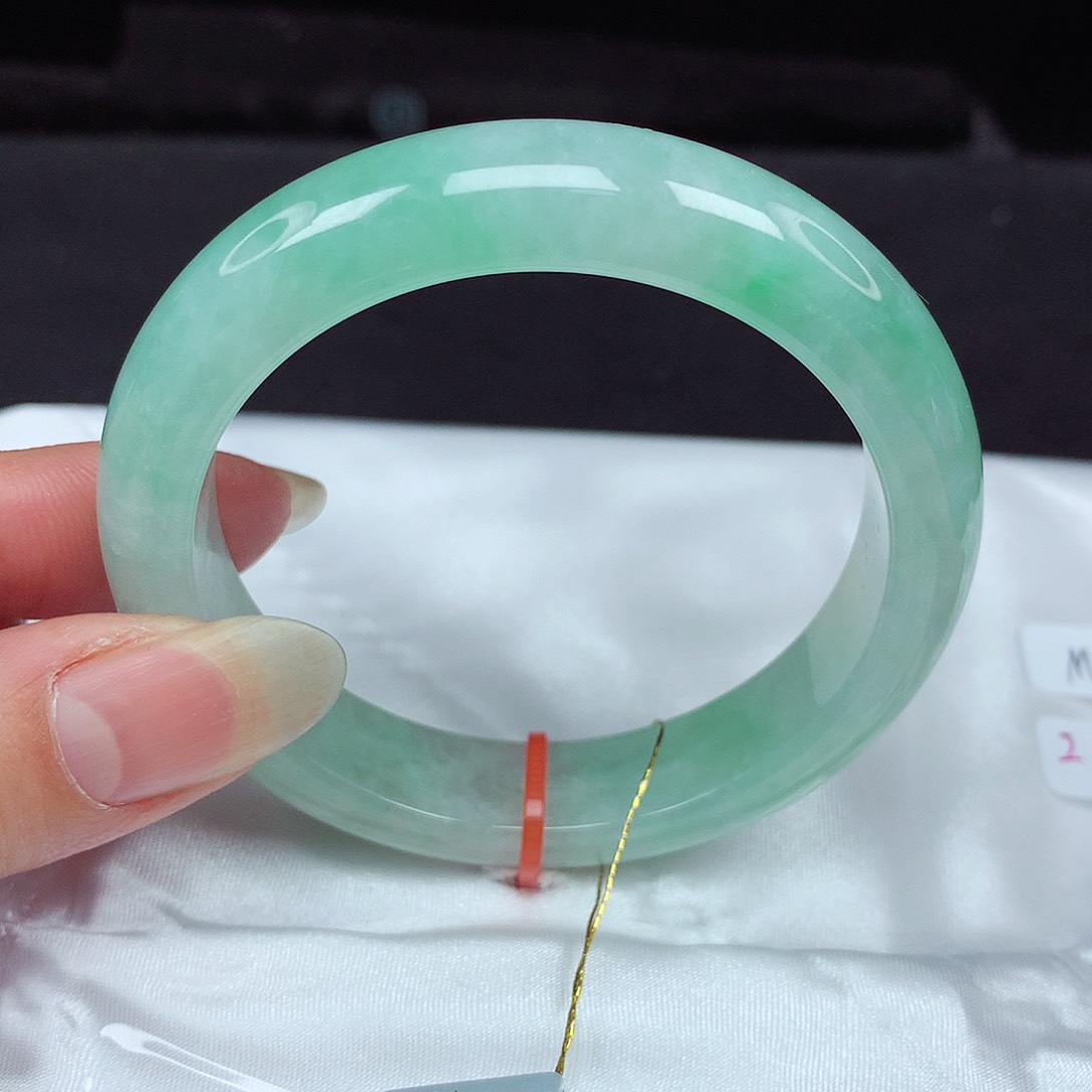 未镶嵌手镯翡翠54圈917