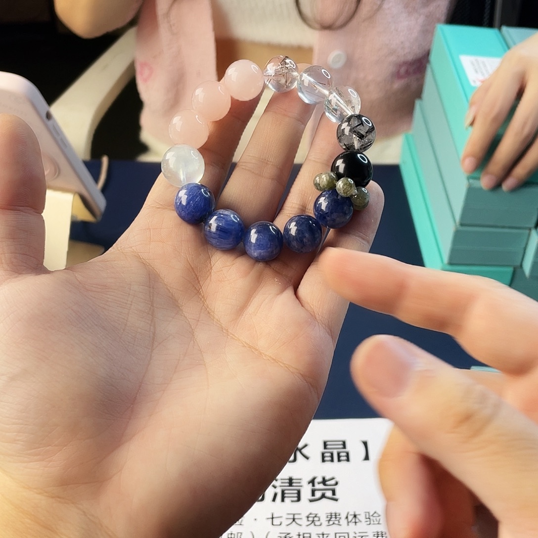 银S925镶嵌水晶手链