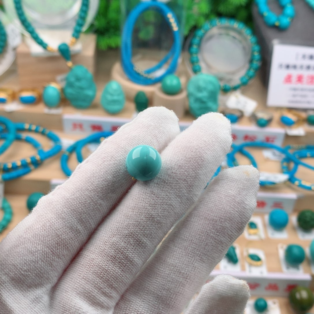 绿松石未镶嵌配饰10.8