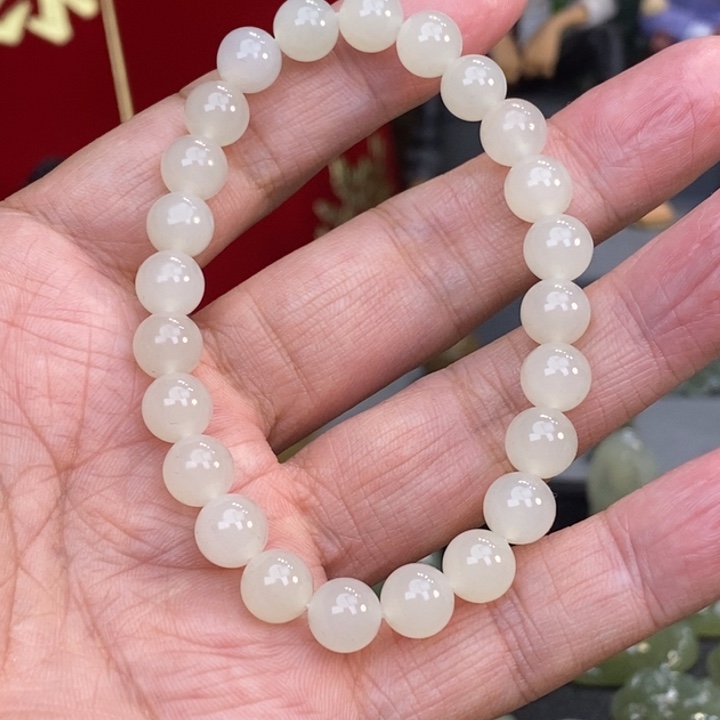 妞***和田玉未镶嵌颈饰