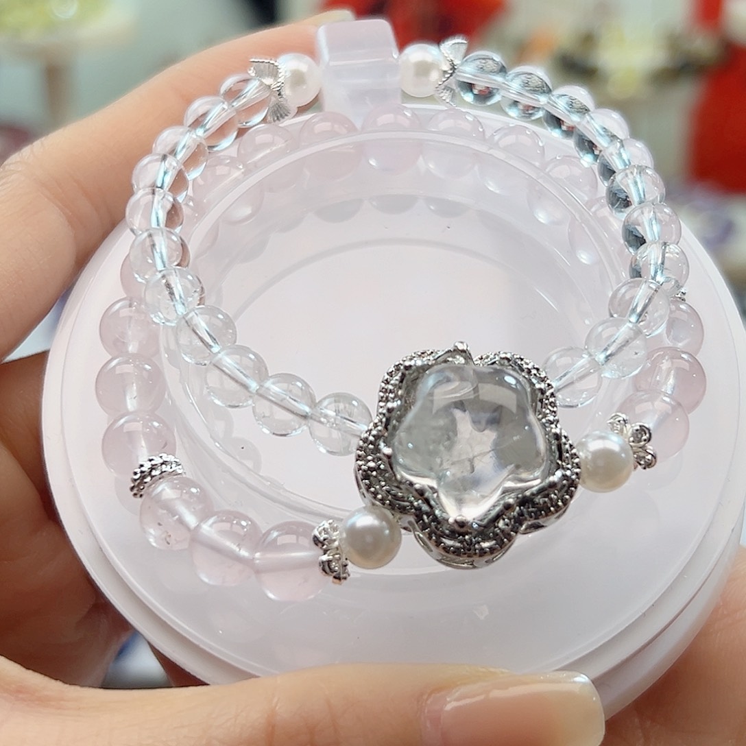 水晶手串未镶嵌水晶手串6m m