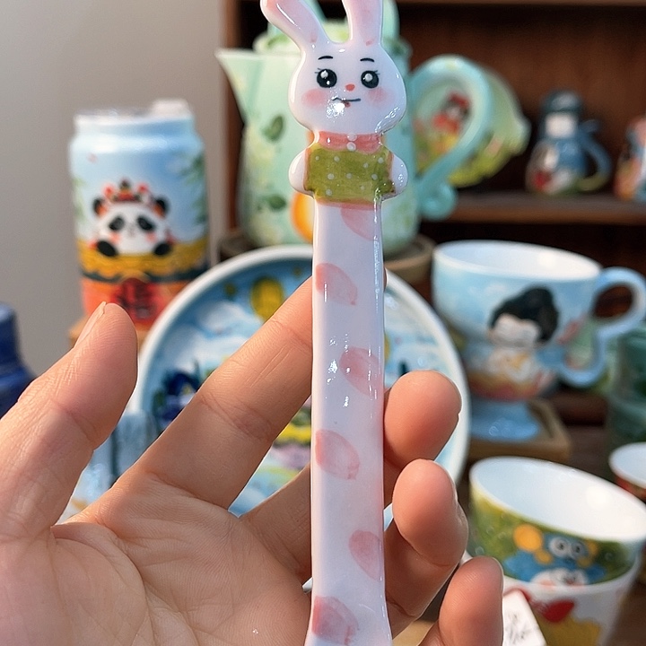 陶景德镇釉下手绘陶瓷 