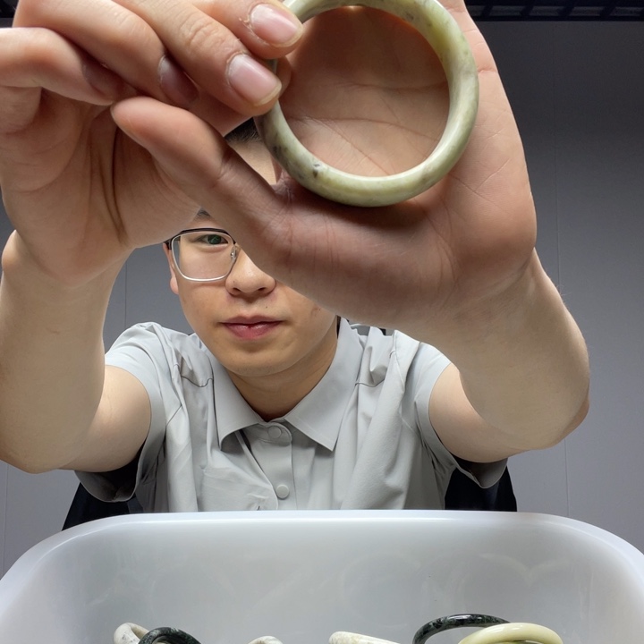 蛇纹石玉合金手镯