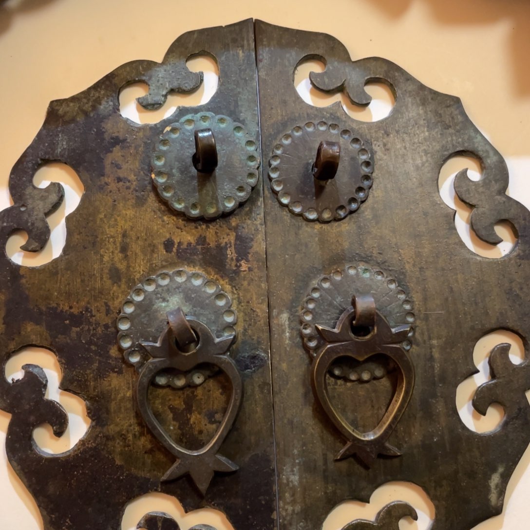 旭***升八方来财如意八角铜攀