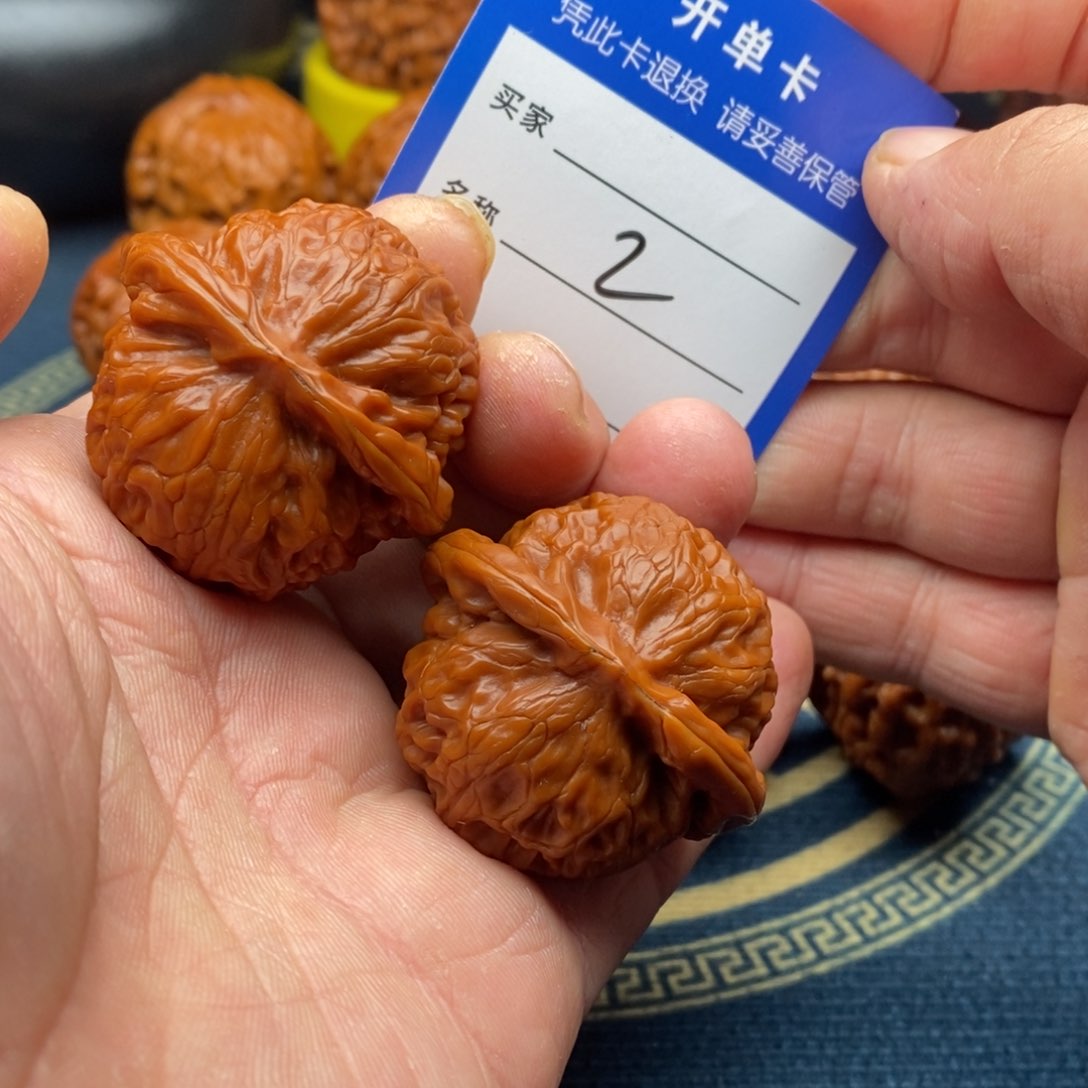 文玩核桃把件宫灯全42