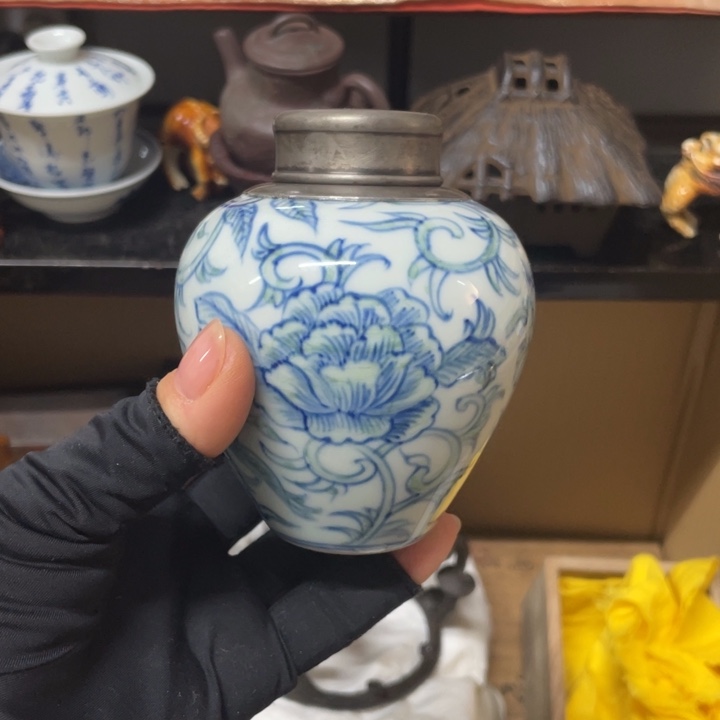 瓷中古工艺品摆件