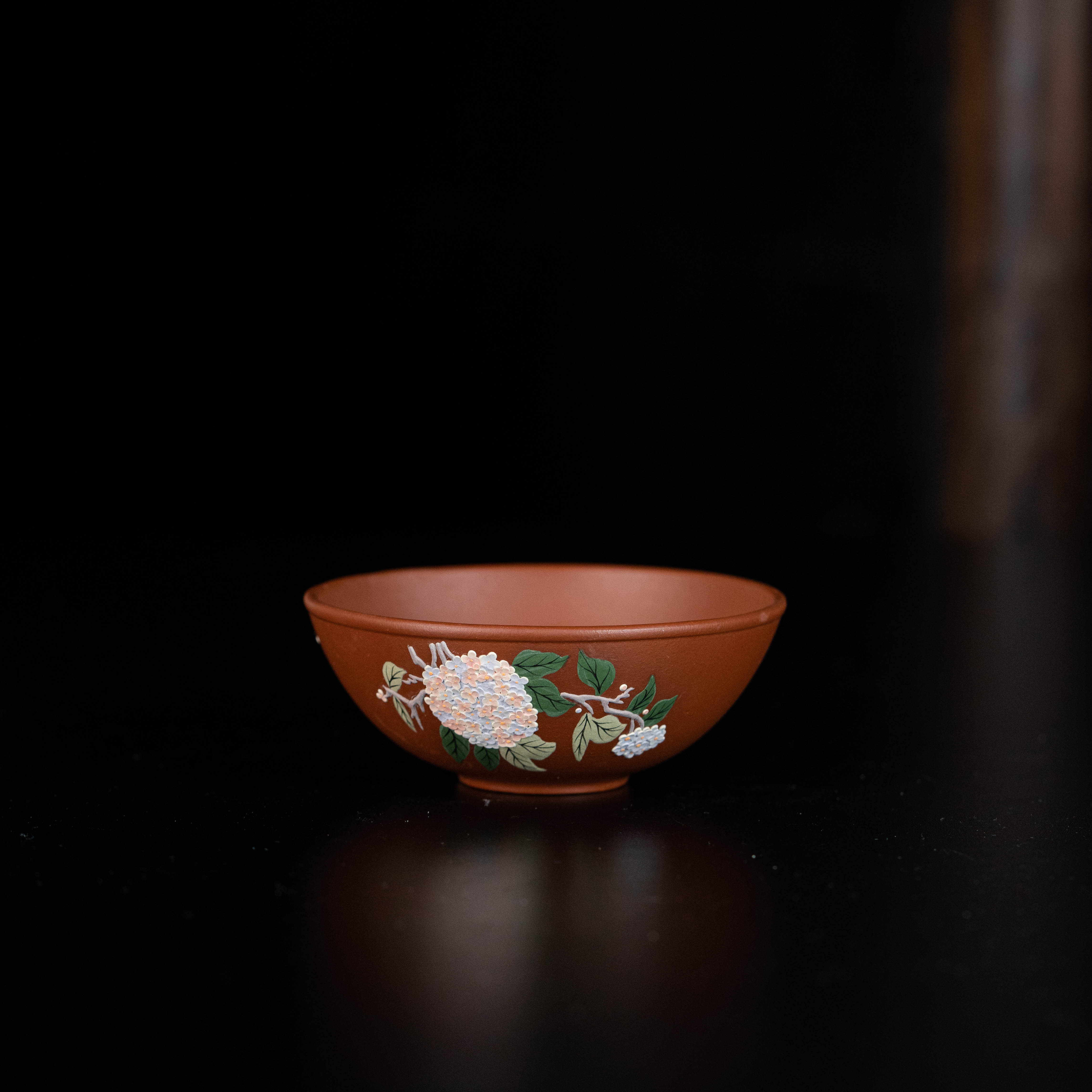 【亦缶】镜花水月主人杯 朱泥100cc 家用紫砂杯
