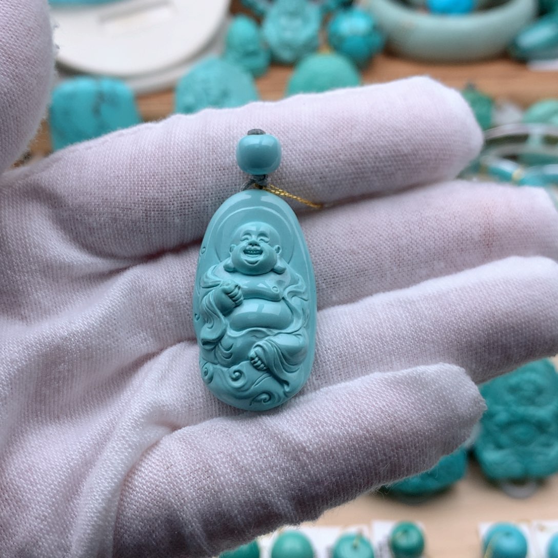 绿松石珠宝奇石未镶嵌