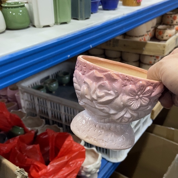 陶瓷花盆单场满9.9发10*8.5