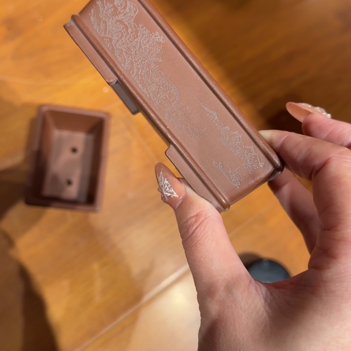 紫砂花盆随***•半手工制作