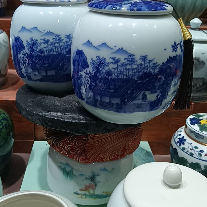 其他陶瓷茶叶罐高温