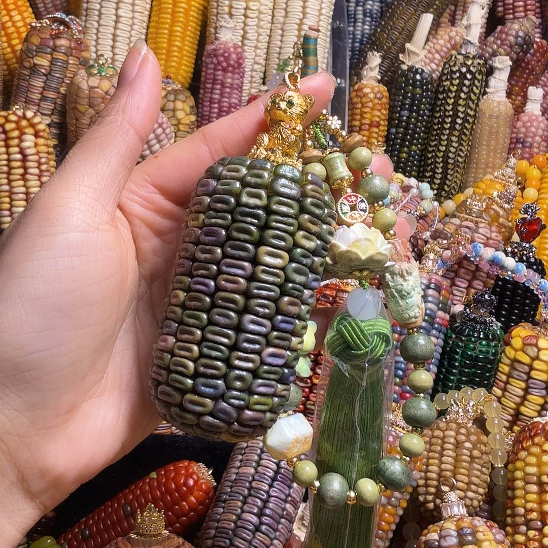 来***狗琉璃非金属绿色冰霜