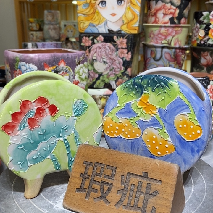 景德镇艺术手绘作品