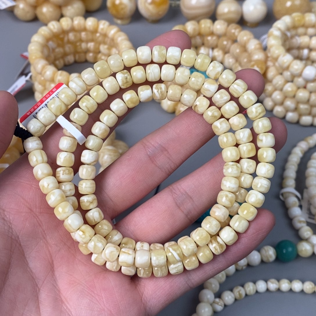 琥珀珠宝奇石未镶嵌7mm