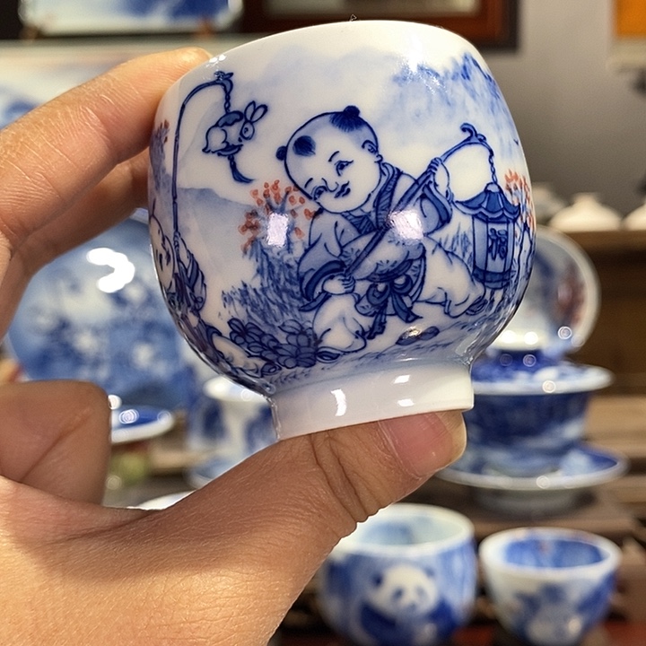 杯景德镇手工手绘陶瓷，高亮兴老师作品