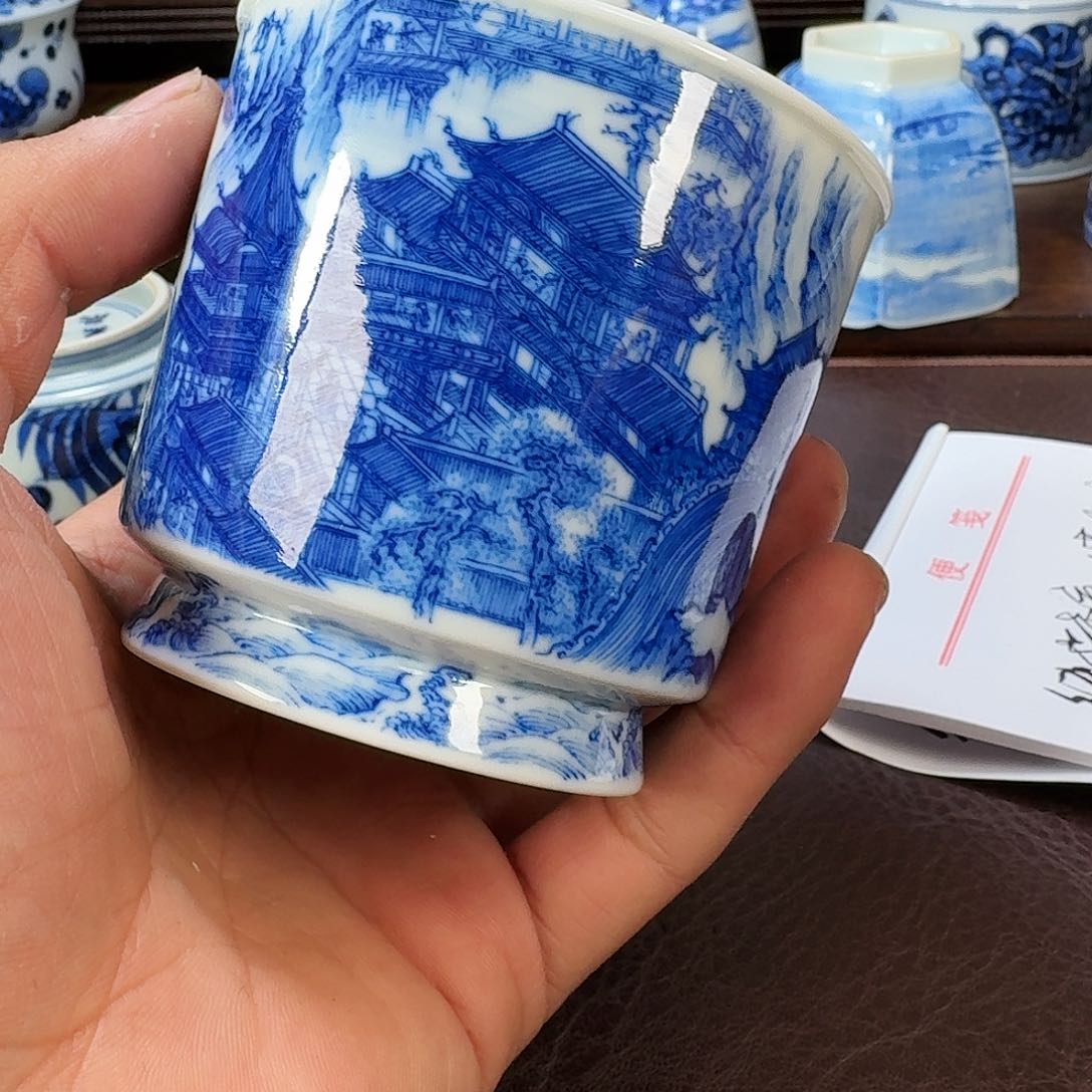 瓷片当代景德镇陶瓷手绘茶具