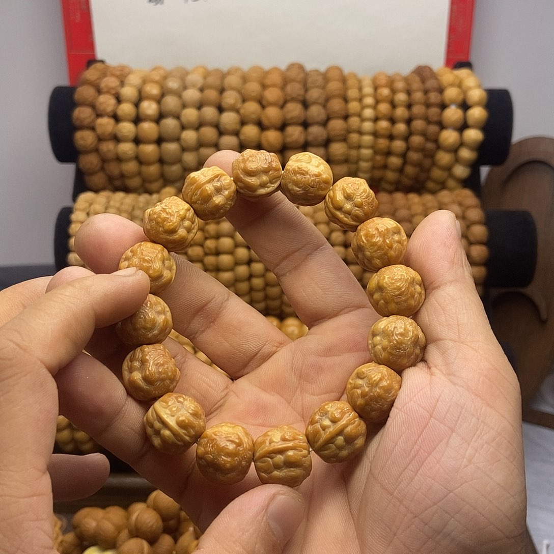 @***北手串猴头核桃猴头手串蛤蟆头一条