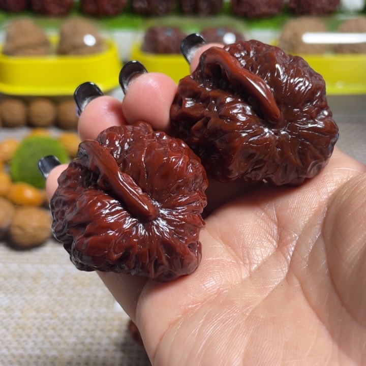 文玩核桃把件43一帆风顺