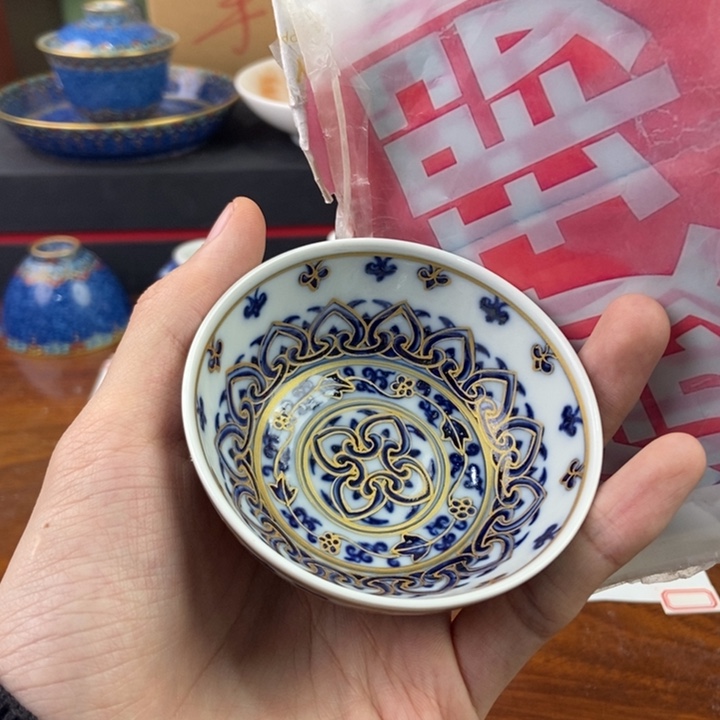 杯景德镇手绘陶瓷艺术