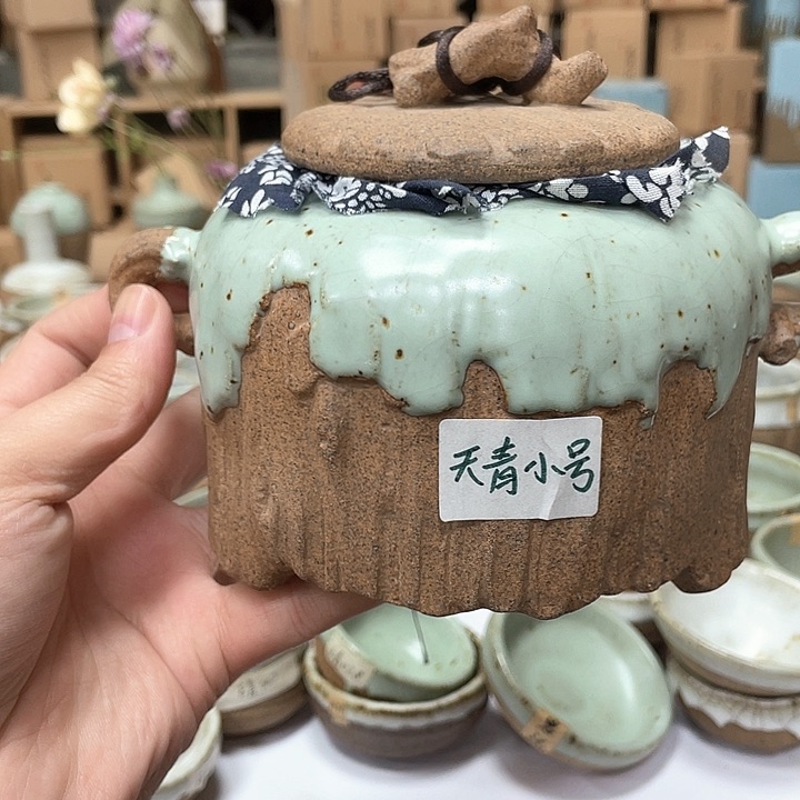 壶老段烧陶瓷茶器！