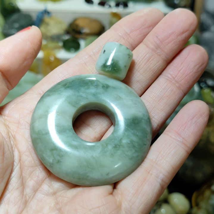 岫玉平安扣未镶嵌