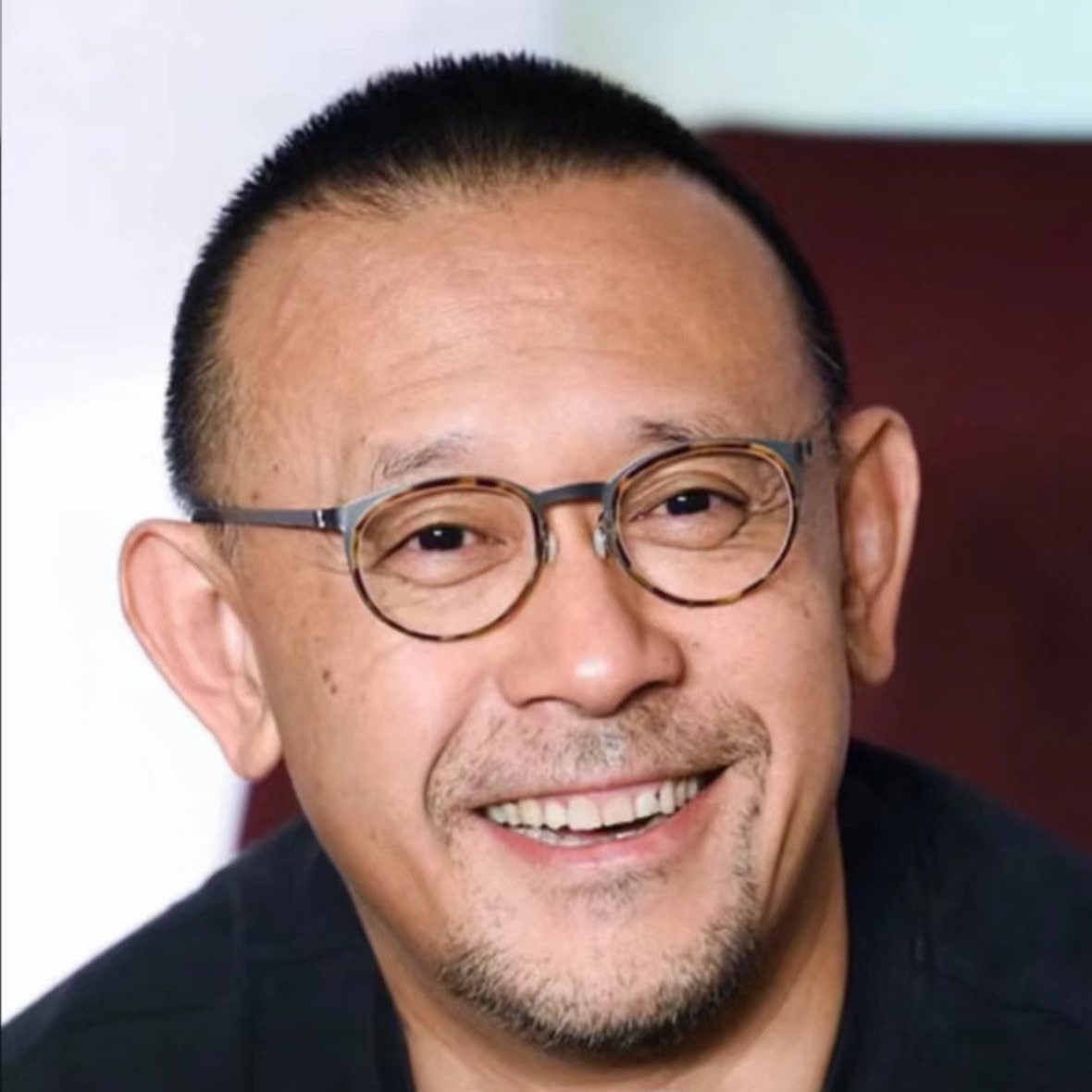 姜文同款纯钛眼镜林德9704超轻复古圆框（包1.56镜片）