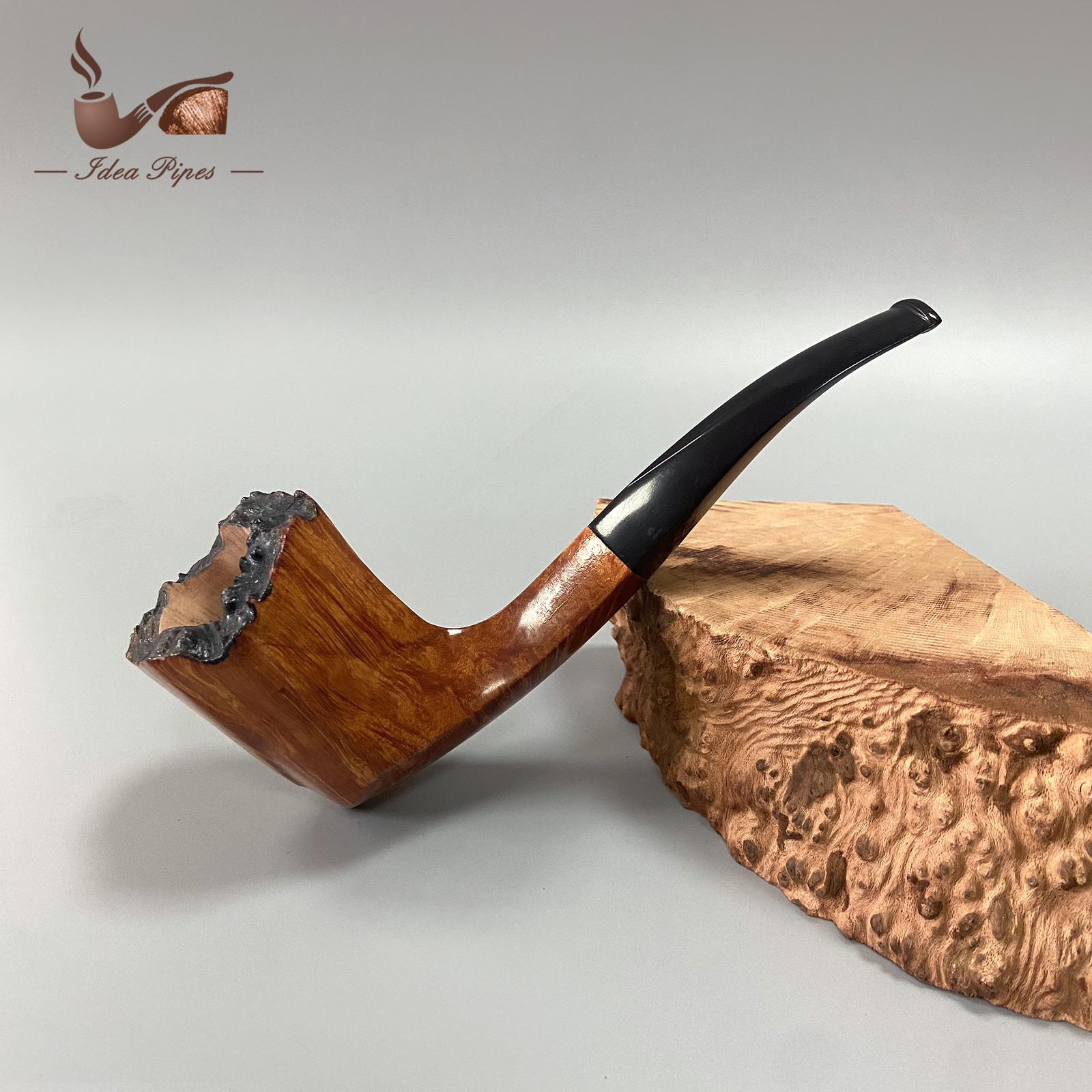 意大利手工石楠木烟斗 瘤皮