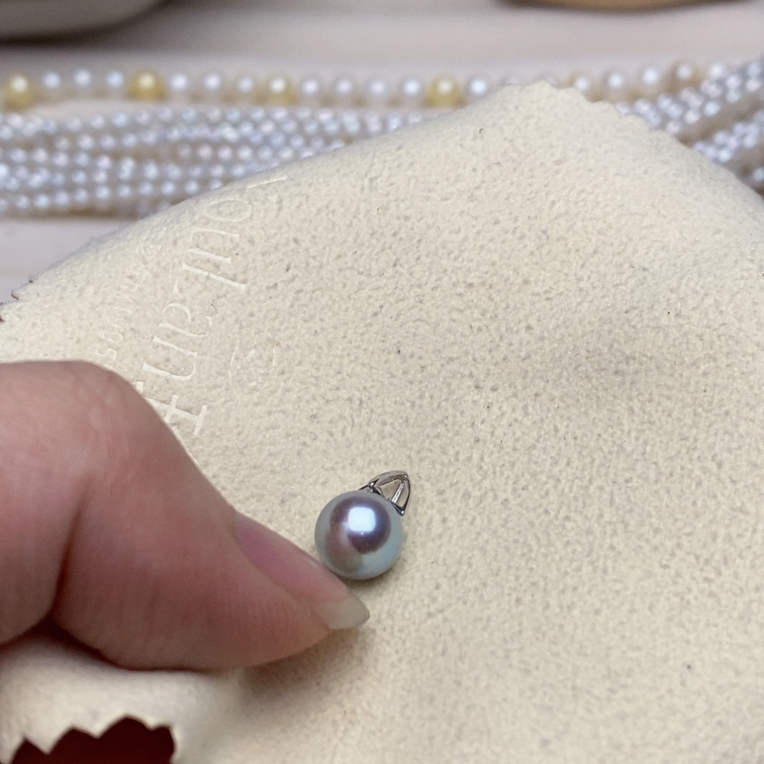 海水珍珠颈饰18K金镶嵌