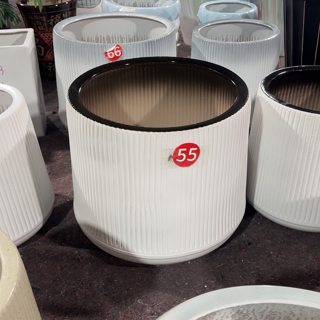 磨砂黑口竖条纹大号一个