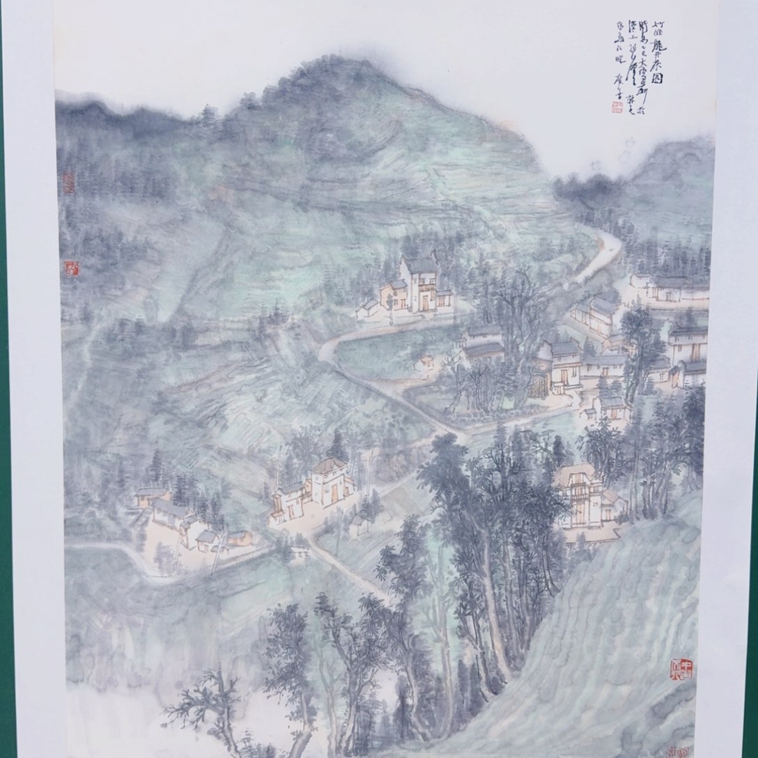 国画贺老师刚刚发的的点点滴滴d d