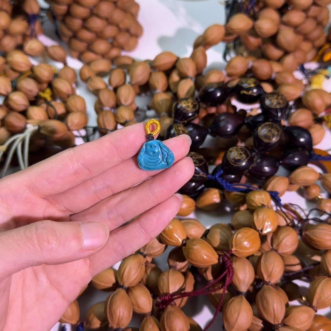 橄榄核吊坠小侧挂