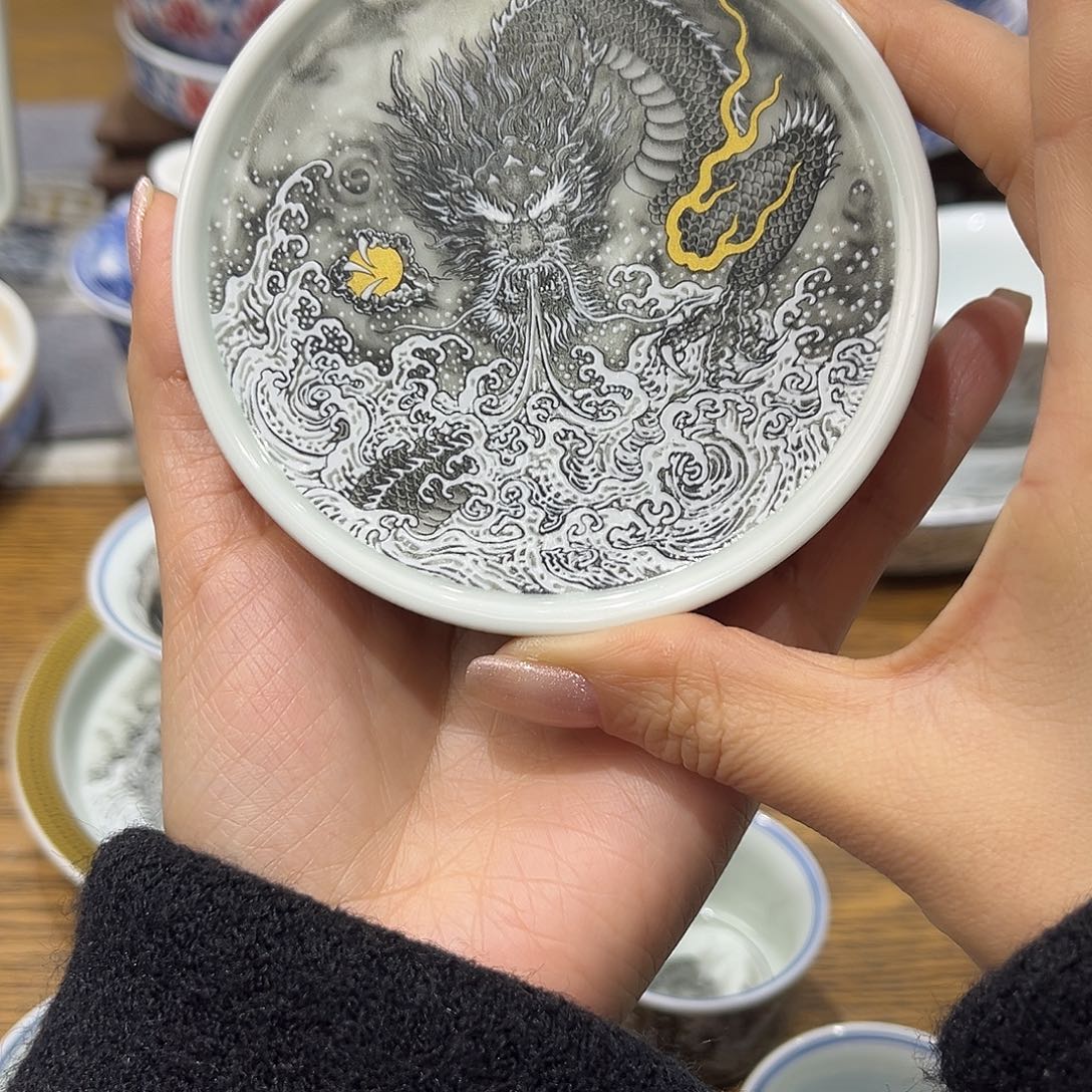 筱***涵陶盖碗景德镇陶瓷工厂福利价