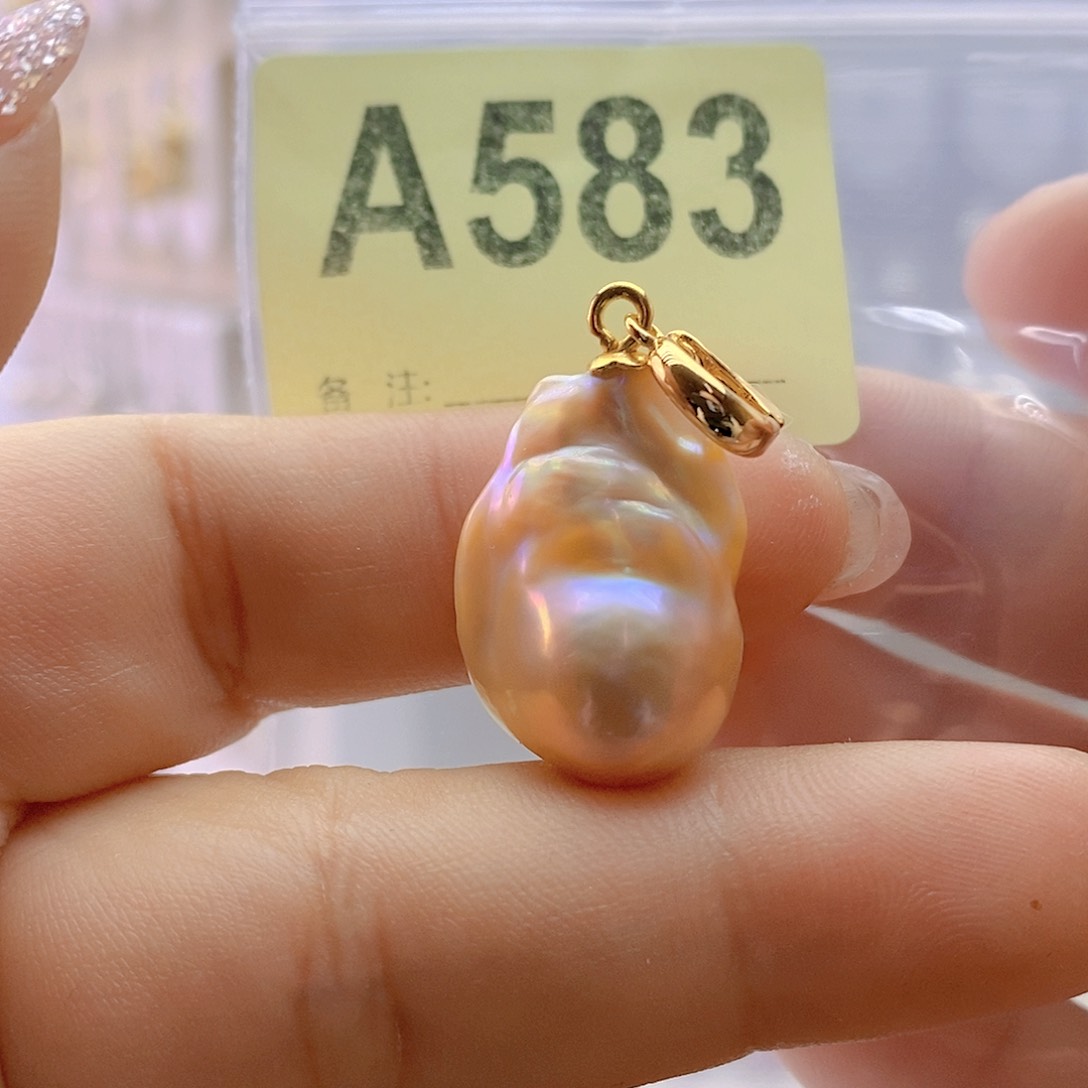 淡水珍珠颈饰银S925镶嵌