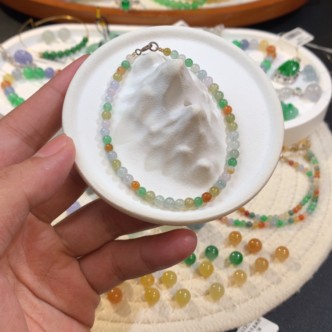 散珠翡翠多宝小米手串