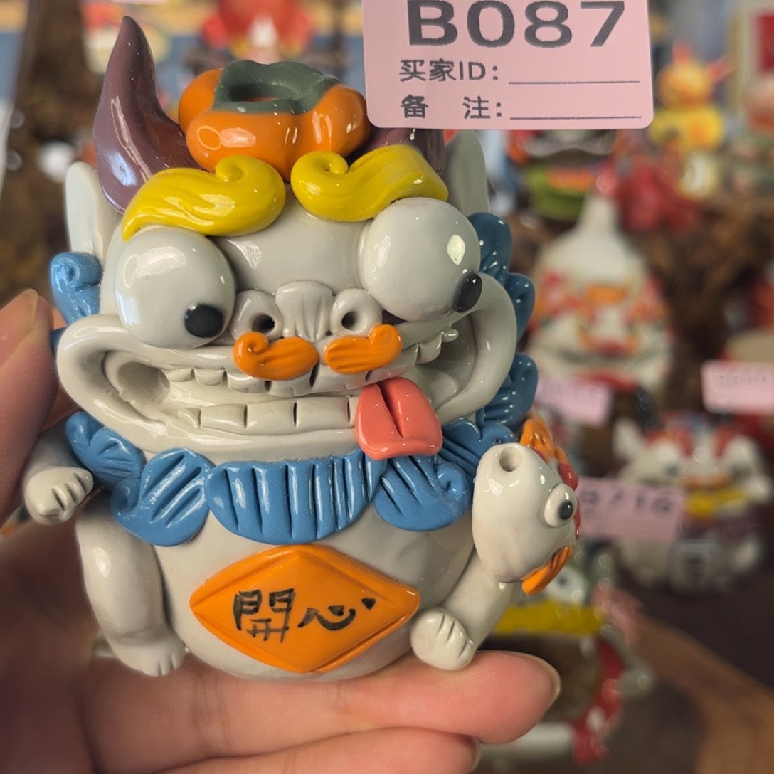 泥塑纯手工茶宠摆件