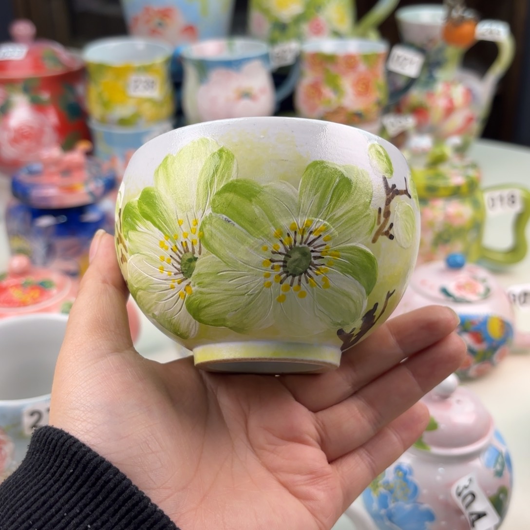 景德镇手绘高温釉下彩陶瓷茶具