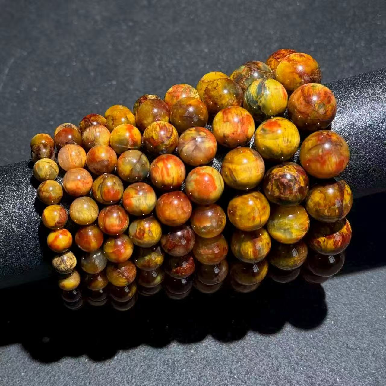 【黑胖珠宝】H1657 彼得石手链多样性发其一