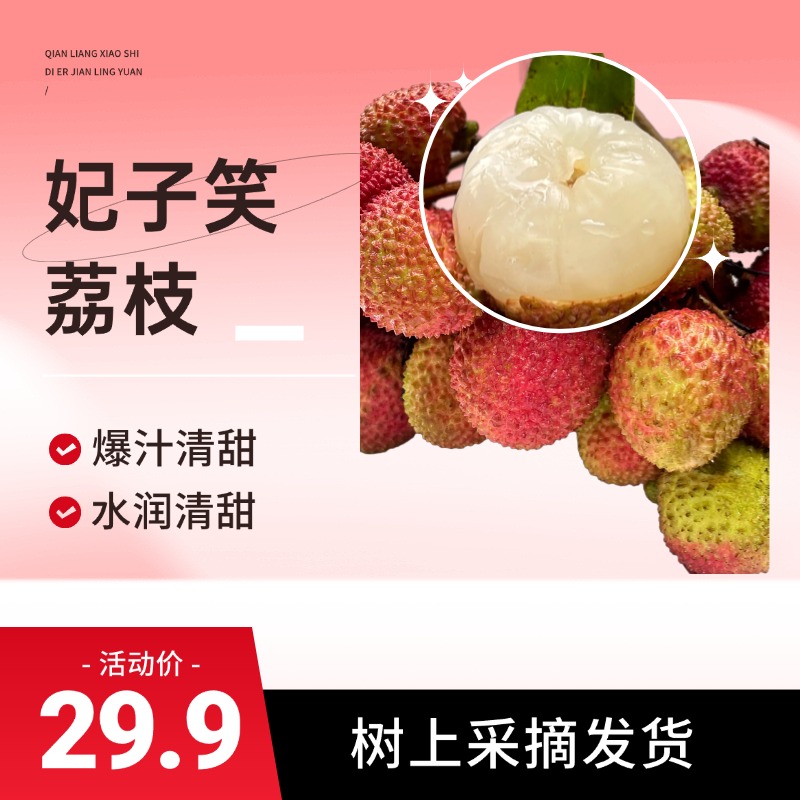 妃子笑新鲜水果清甜多汁肉厚核小现摘当季果香甜