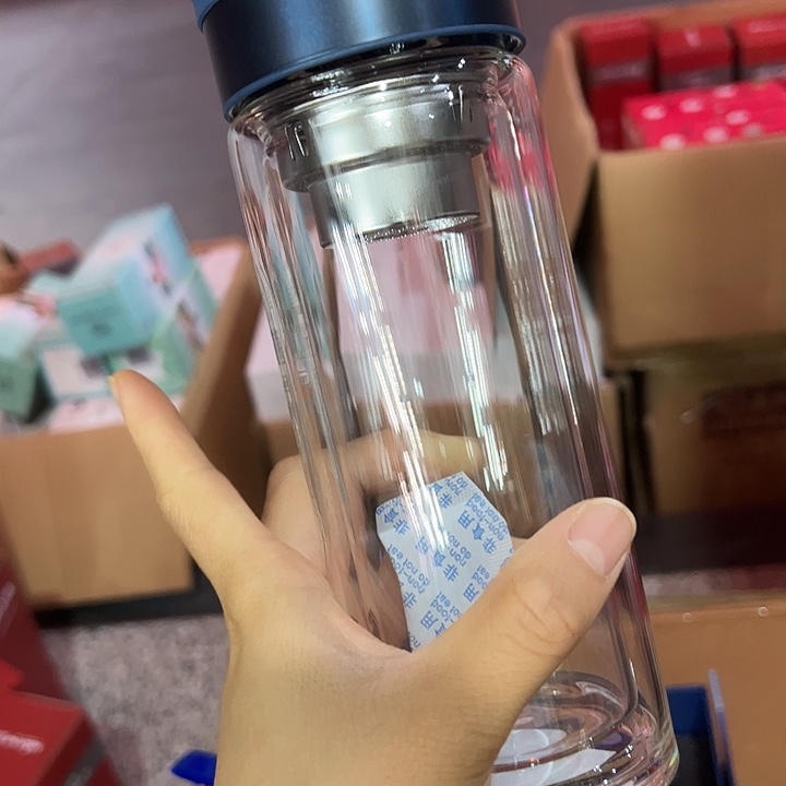 玻璃杯抗菌呗340340340蓝色玻璃杯