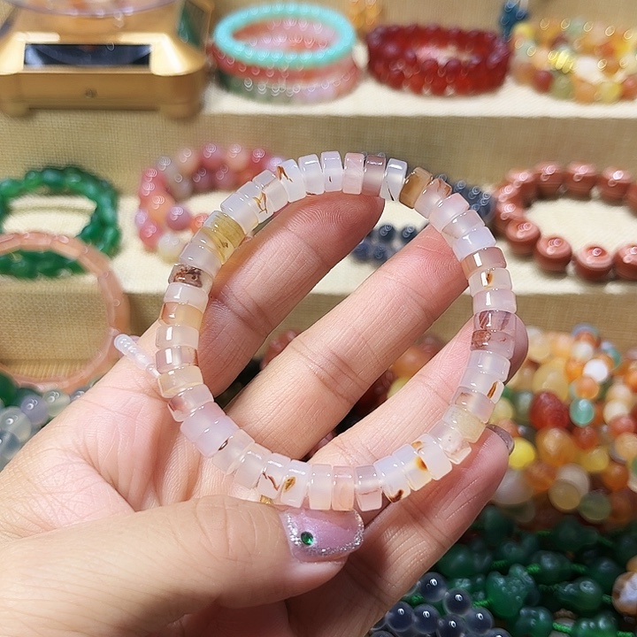 玛瑙/玉髓未镶嵌手链